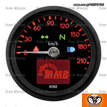 ΚΟΝΤΕΡ - ELECTRONIC 48MM SPEEDO BASIC, 220 KM/H