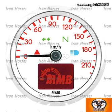 ΚΟΝΤΕΡ - ELECTRONIC 48MM SPEEDO BASIC, 220 KM/H