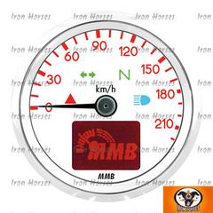 ΚΟΝΤΕΡ - ELECTRONIC 48MM SPEEDO BASIC, 220 KM/H