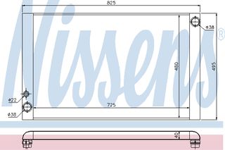 ΨΥΓΕΙΟ AUDI A8 4.2-5.2  06- ΚΑΙΝ. NISSENS 60325 AUDI A8