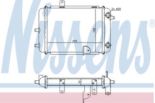 ΨΥΓ ΝΕΡAUDI A4 AUX LEFT  00- ΚΑΙΝ. NISSENS 60363 AUDI A4