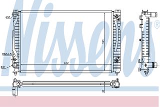 ΨΥΓΕΙΟ AUDI A4 AT    94-00 ΚΑΙΝ. NISSENS 60494 AUDI A4