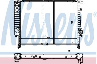 ΨΥΓΕΙΟ BMW 325 TD   (91-) ΚΑΙΝ. NISSENS 60793 BMW 3 BMW Z3