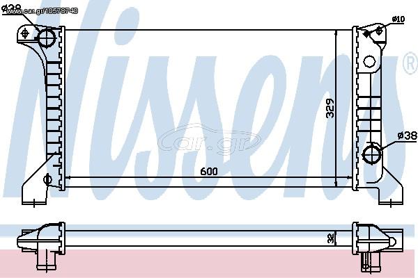 ΨΥΓΕΙΟ FO TRANSIT  (92-) ΚΑΙΝ. NISSENS 62177 FORD TRANSIT