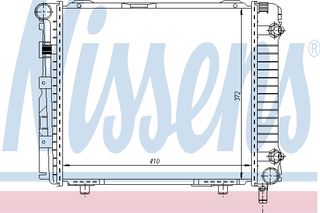 ΨΥΓΕΙΟ MERC 190 E 2,3 16V  84- ΚΑΙΝ. NISSENS 62556 MERCEDES-BENZ 190
