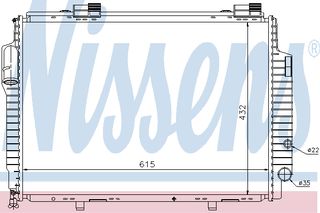 ΨΥΓΕΙΟ MERC C 208 98- ΚΑΙΝ. NISSENS 62616 CHRYSLER CROSSFIRE MERCEDES-BENZ CLK MERCEDES-BENZ SLK