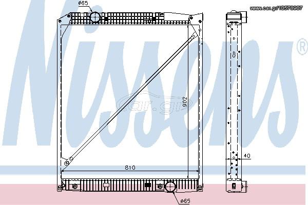 ΨΥΓ.ΝΕΡΟΥ MERCEDES ACTROS 96- ΚΑΙΝ. NISSENS 62653A MERCEDES-BENZ ACTROS