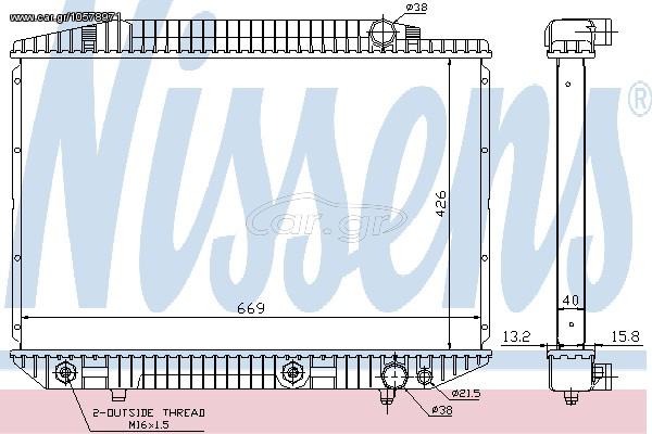 ΨΥΓΕΙΟ MERC 380 - 500 ΚΑΙΝ. NISSENS 62727A MERCEDES-BENZ S-CLASS