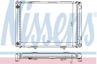 ΨΥΓΕΙΟ MER 190D 2,5 LI AC 85- ΚΑΙΝ. NISSENS 62766A MERCEDES-BENZ 190