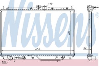 ΨΥΓΕΙΟ MITS CARISMA 1,8 AT. ΚΑΙΝ. NISSENS 62860A MITSUBISHI CARISMA MITSUBISHI SPACE