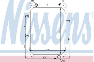 ΨΥΓΕΙΟ ΝΕΡΟΥ MAN F 90 86-89 ΚΑΙΝ. NISSENS 62871 MAN F