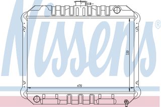 ΨΥΓ ΝΕΡ.SUNNY B310 (80-82) ΚΑΙΝ. NISSENS 62933 NISSAN SUNNY