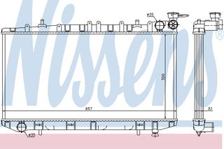 Ψ.ΝΕΡΟΥ  SUNNY N14 2.0 GTI 90- ΚΑΙΝ. NISSENS 62963 NISSAN 100 NISSAN SUNNY