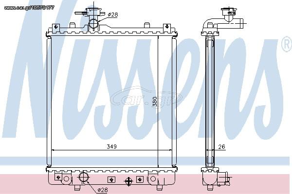 ΨΥΓΕΙΟ AGILA - WAGON R 00 ΚΑΙΝ. NISSENS 63014A OPEL AGILA SUBARU JUSTY SUZUKI IGNIS SUZUKI WAGON