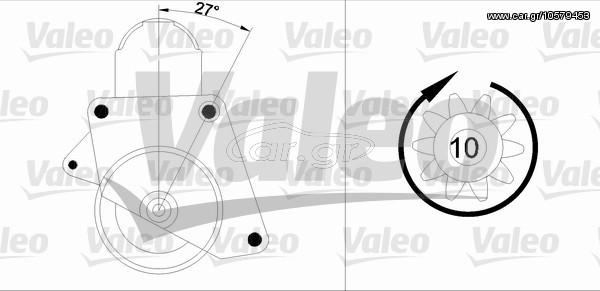 ΜΙΖΑ LAGUNA 2.2D 94-98 ΚΑΙΝ. VALEO 455552 CITROEN BX CITROEN C15 CITROEN C25 CITROEN VISA CITROEN XANTIA CITROEN XM CITROEN ZX PEUGEOT 205 PEUGEOT 305 PEUGEOT 309 PEUGEOT 405 PEUGEOT J5 RENAULT LAGUN