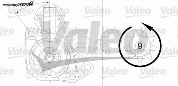 ΜΙΖΑ CORDOBA/LEON 1.4,1.6 97- ΚΑΙΝ. VALEO 458160 SEAT LEON SKODA FABIA SKODA OCTAVIA VW GOLF