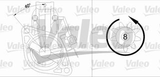 ΜΙΖΑ SUNNY 100NX 1.4/1.6 -95 ΚΑΙΝ. VALEO 458173 NISSAN 100 NISSAN ALMERA NISSAN CHERRY NISSAN SUNNY