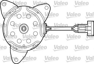 ΜΟΤΕΡ ΒΕΝΤΙΛ ROVER 45/400 00- ΚΑΙΝ. VALEO 698669 ROVER 400 ROVER 45