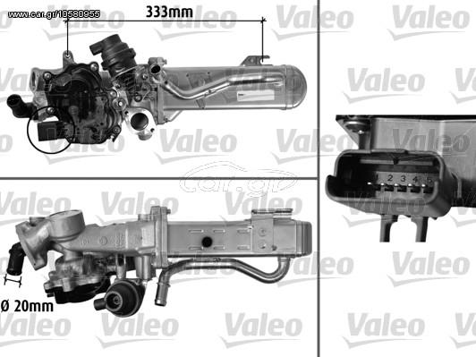 ΜΟΝΑΔΑ EGR C5 III 2,2HDI 10- ΚΑΙΝ. VALEO 700441 CITROEN C5 PEUGEOT 508