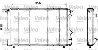 ΨΥΓΕΙΟ ΝΕΡΟΥ ESPACE II 91-96 ΚΑΙΝ. VALEO 730184 RENAULT ESPACE