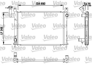 ΨΥΓ.ΝΕΡΟΥ NISSAN SUNNY 1.6 88- ΚΑΙΝ. VALEO 730406 NISSAN SUNNY