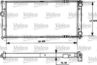 ΨΥΓΕΙΟ ΝΕΡΟΥ INCA 1.9 D/CADDY ΚΑΙΝ. VALEO 731266