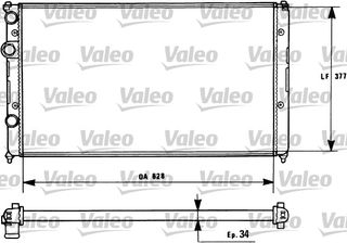 ΨΥΓΕΙΟ ΝΕΡΟΥ POLO V 1.9 TD 99- ΚΑΙΝ. VALEO 731267 SEAT AROSA SEAT CORDOBA SEAT IBIZA SEAT INCA VW CADDY VW GOLF VW LUPO VW PASSAT VW POLO VW VENTO