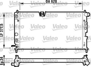 ΨΥΓ. ΝΕΡΟΥ VECTRA B ME A/C  95 ΚΑΙΝ. VALEO 731847 OPEL VECTRA