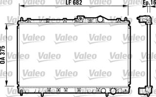 ΨΥΓ.ΝΕΡΟΥ MITS.LANCER 1.6 92-6 ΚΑΙΝ. VALEO 732327 MITSUBISHI COLT MITSUBISHI GALANT MITSUBISHI LANCER