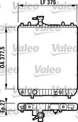 ΨΥΓΕΙΟ ΝΕΡΟΥ SUZUKI WAGON R+ 9 ΚΑΙΝ. VALEO 732719 SUZUKI IGNIS SUZUKI WAGON