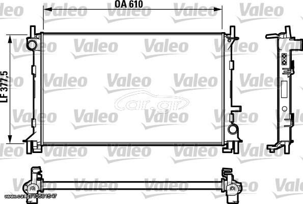 ΨΥΓΕΙΟ ΝΕΡ.FOCUS 8/98- ME A/C ΚΑΙΝ. VALEO 732732 FORD FOCUS