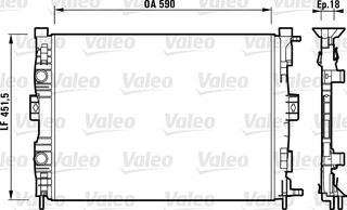 ΨΥΓ ΝΕΡΟΥ MEGANE 1.4/1.6 02- ΚΑΙΝ. VALEO 732873 RENAULT GRAND SCENIC RENAULT MEGANE RENAULT SCENIC