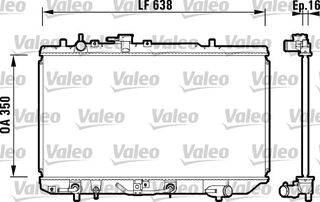 ΨΥΓ.ΝΕΡ.MAZDA 121 1.3 96- ΚΑΙΝ. VALEO 734121 MAZDA 121