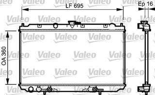 ΨΥΓ.NISSAN ALMERA 02/00-01/03 ΚΑΙΝ. VALEO 734473 NISSAN ALMERA NISSAN PRIMERA