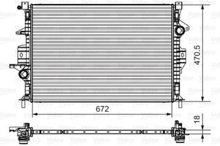 ΨΥΓΕΙΟ VOLVO V40 1.6l ΚΑΙΝ. VALEO 735550 VOLVO V40