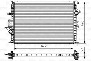 ΨΥΓΕΙΟ VOLVO V40  1.6l ΚΑΙΝ. VALEO 735552 VOLVO V40