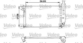 ΨΥΓΕΙΟ ΝΕΡΟΥ P405 1.9D 88-91 ΚΑΙΝ. VALEO 810919 PEUGEOT 405