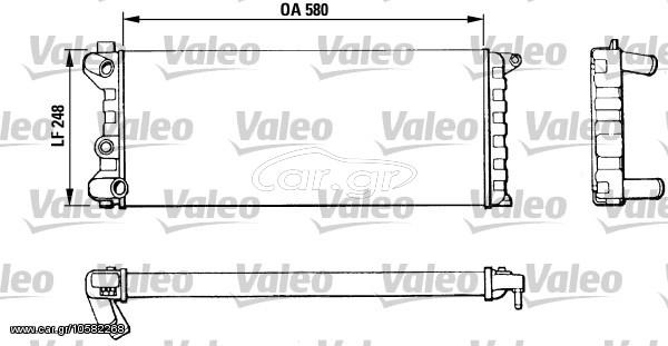 ΨΥΓΕΙΟ ΝΕΡΟΥ PANDA/Y10 89-92 ΚΑΙΝ. VALEO 811392 AUTOBIANCHI Y10 FIAT PANDA LANCIA Y10