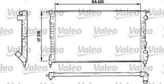 ΨΥΓΕΙΟ ΝΕΡΟΥ RENAULT 21 2.0 89 ΚΑΙΝ. VALEO 816552 RENAULT 21 RENAULT ESPACE