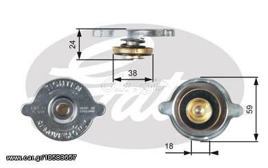 ΚΑΠΑΚΙ ΔΟΧΕΙΟΥ ΝΕΡΟΥ ΚΑΙΝ. GATES 741030015 CHRYSLER NEON FIAT ARGENTA FIAT PANDA FIAT X FORD ESCORT HONDA CIVIC MERCEDES-BENZ /8 MERCEDES-BENZ COUPE MERCEDES-BENZ KOMBI MERCEDES-BENZ Saloon MERCEDES-