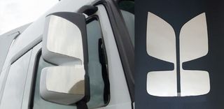 Set-Ανοξείδωτο-Καλύμμα καθρέφτη  για-Mercedes-Actros-MP3-Chrome-Φινίρισμα-