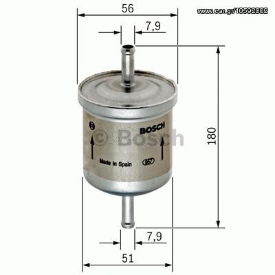 ΦΙΛΤΡΟ INJECT.FOCUS 1,4/6 98- ΚΑΙΝ. BOSCH 0450905939 FORD FOCUS FORD TOURNEO FORD TRANSIT FORD USA EXPLORER JAGUAR S-TYPE VOLVO C30 VOLVO C70