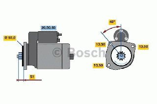 ANAK.ΜΙΖΑ MAN TGA ΚΑΙΝ. BOSCH 0986022640090 MAN TGA