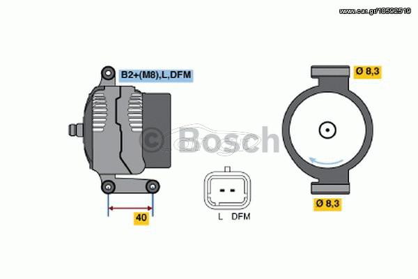 ANAK.ΔΥΝΑΜΟ CLIO II/KANGOO ΚΑΙΝ. BOSCH 0986042770090 DACIA LOGAN DACIA SANDERO RENAULT CLIO RENAULT KANGOO RENAULT LAGUNA RENAULT LOGAN RENAULT MEGANE RENAULT SCENIC RENAULT THALIA