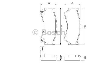 ΣΕΤ ΤΑΚΑΚ.ΕΜ.SUZUKI BALENO/WAG ΚΑΙΝ. BOSCH 0986424732 SUZUKI BALENO