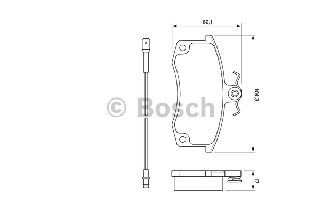 ΣΕΤ ΤΑΚΑΚΙΑ ΕΜΠΡ.LADA LYBRA ΚΑΙΝ. BOSCH 0986424783 LADA SAMARA