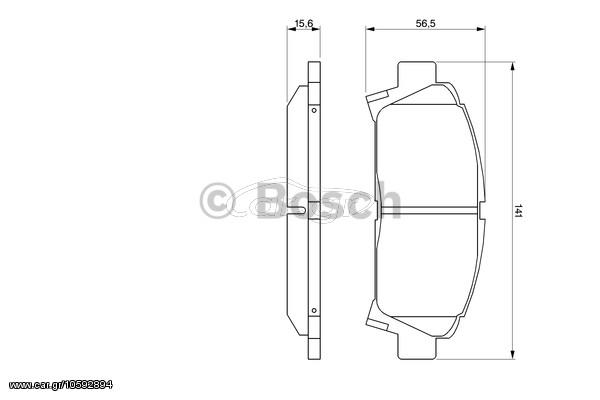 ΣΕΤ ΤΑΚ.ΕΜ. CARINA E/ AVENSIS ΚΑΙΝ. BOSCH 0986424799 TOYOTA AVENSIS TOYOTA CARINA TOYOTA CELICA TOYOTA MR