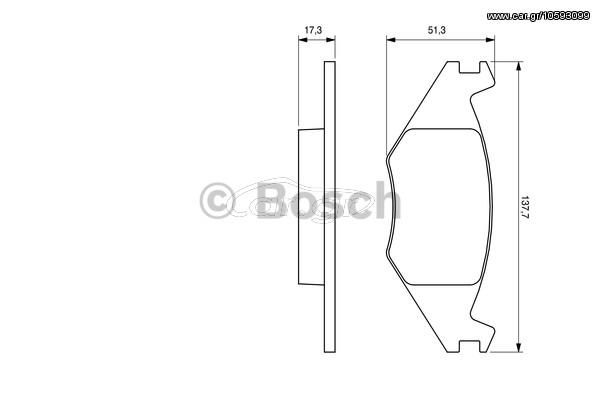 ΣΕΤ ΤΑΚΑΚΙΑ ΕΜ.IBIZA II/GOLF 2 ΚΑΙΝ. BOSCH 0986468890 SEAT CORDOBA SEAT IBIZA VW GOLF VW JETTA VW POLO