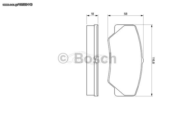 ΣΕΤ ΤΑΚΑΚΙΑ ΕΜ.FORD TRANSIT 80 ΚΑΙΝ. BOSCH 0986491410 FORD TRANSIT