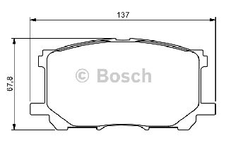 ΣΕΤ ΤΑΚ.ΕΜ.LEXUS RX300 03- OPT ΚΑΙΝ. BOSCH 0986494218 LEXUS RX